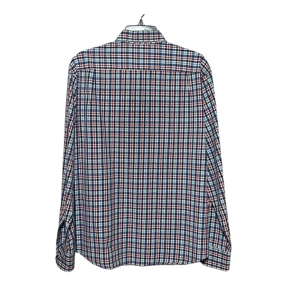 UNTUCKit Modern Fit Plaid Button Front Shirt Men’s Semi-Casual Long Sleeve Large - Picture 2 of 6
